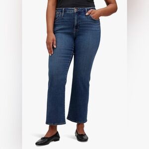 Madewell Mid-Rise Kick Out Blue Women's Jeans
